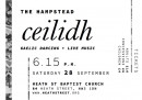 The Hampstead Ceilidh (30 September 2022)